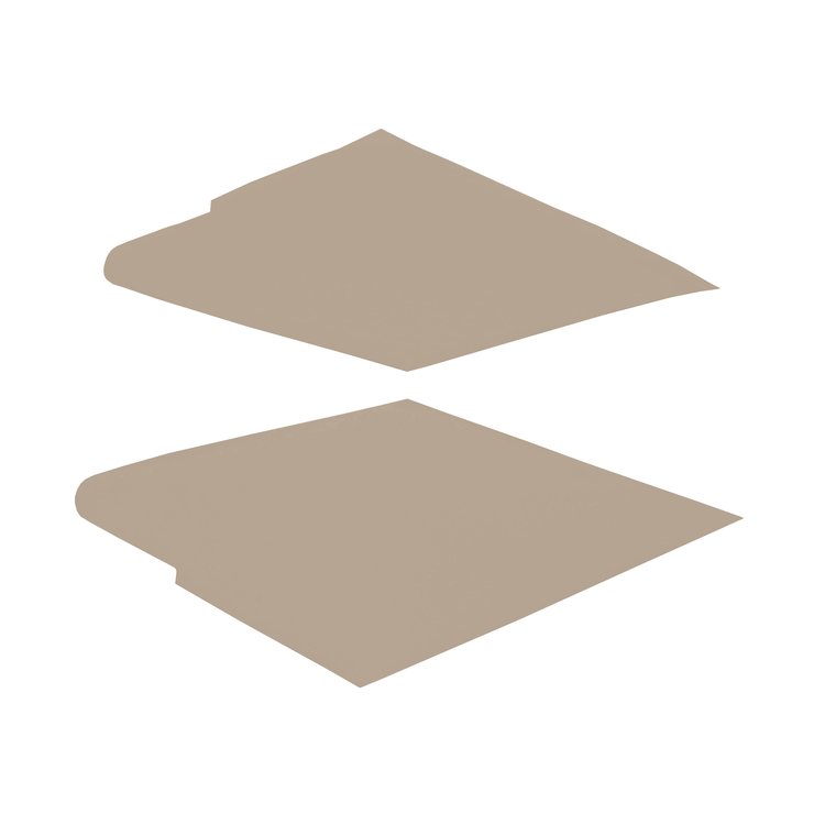 SB64GH34B 64/65 CHEVELLE 300 SAIL PANEL- BASKETWEAVE FAWN