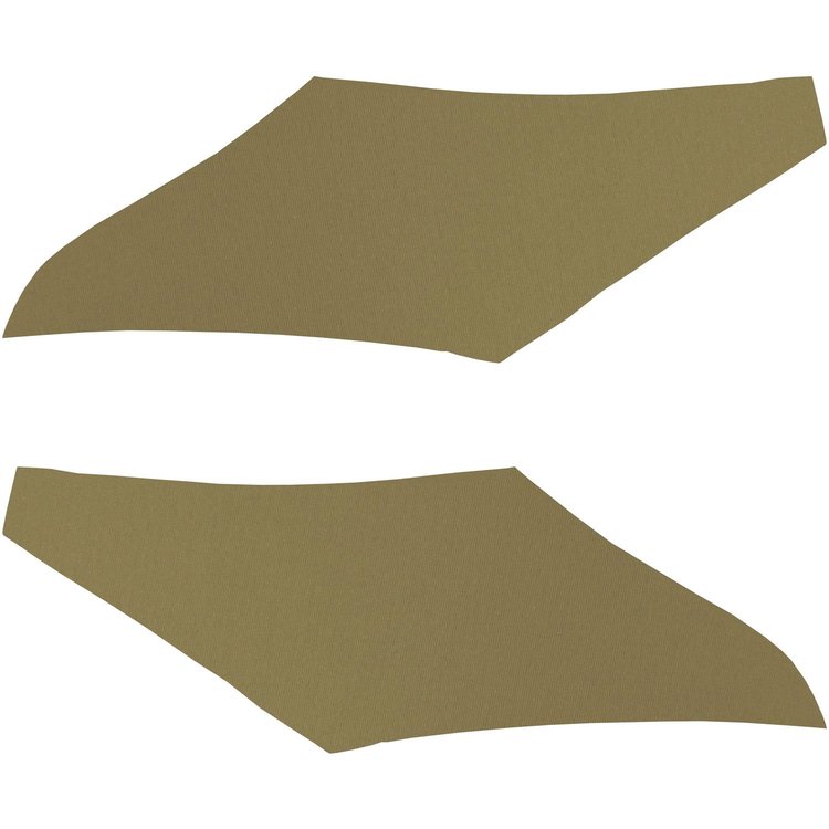 SB68GH46R 68/69 CHEVELLE/MALIBU SAIL PANELS - RIBBED IVY GOLD
