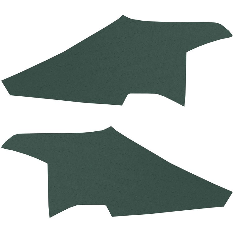 SB70GH13P 70/72 CHEVELLE/MALIBU SAIL PANELS - PERFORATED DARK GREEN