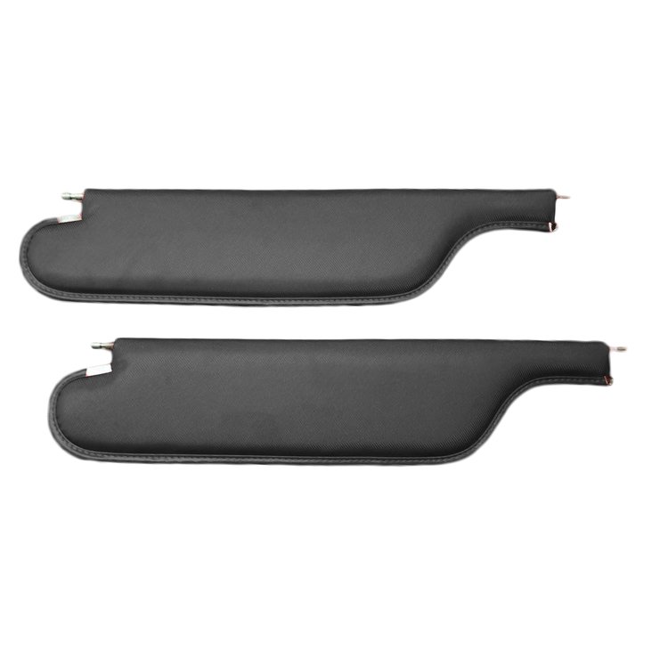 SV66GHE01T-PA 66 CHEVELLE/EL CAMINO HARDTOP SUNVISORS 2-PIN - TIER BLACK
