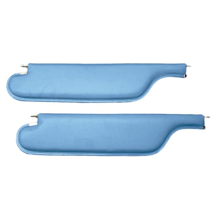 SV66GHE10T-PA 66 CHEVELLE HARDTOP SUNVISORS 2-PIN - TIER BRT BLUE