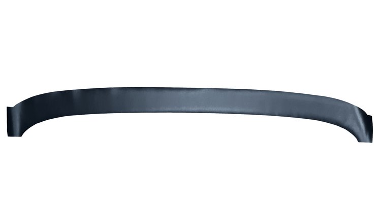 VV68GAHEADER369G 68/72 GM A CONVERTIBLE WIND SHIELD HEADER VINYL - MET BLUE