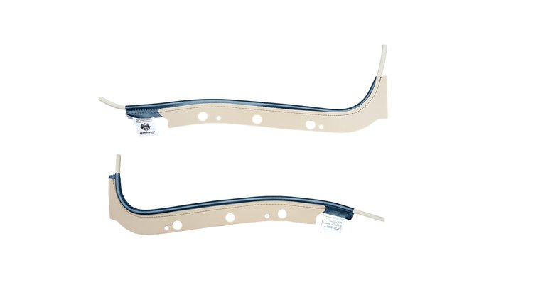 WI68GA00047331G 68 GM A-BODY POST MODEL REAR PANEL WINDLACE- TEAL