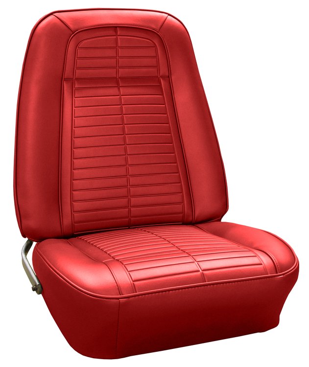 AA67GFS0010501G 67 FIREBIRD HTP/CONV FRONT BUCKETS STANDARD - RED