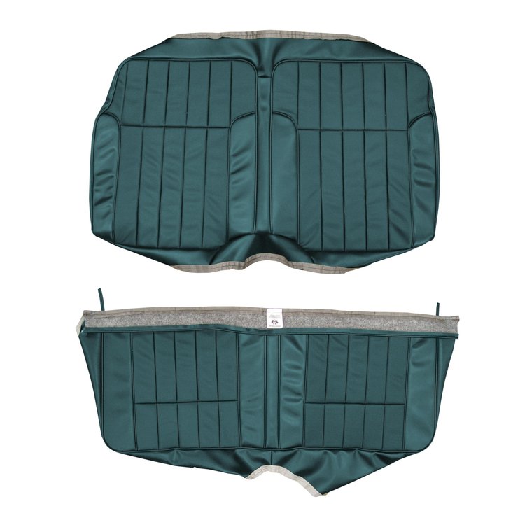 AA68GFD0045429G 68 FIREBIRD FLD-DWN HTP REAR DELUXE EARLY - MET TURQ