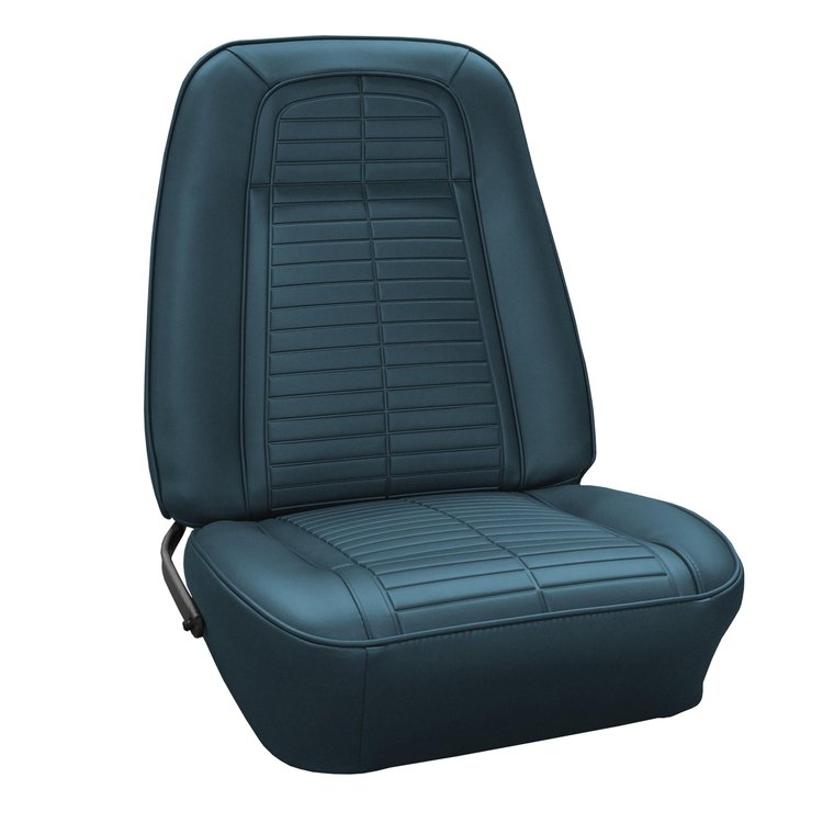 AA68GFS0010331G 68 FIREBIRD HTP/CONV FRONT BUCKETS STANDARD - TEAL BLUE