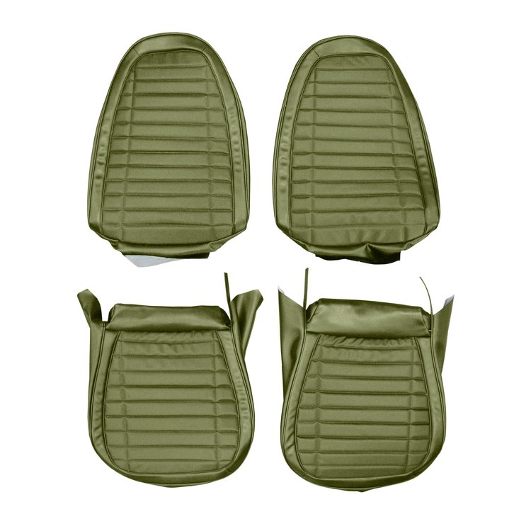 AA71GFD0010415G 71 FIREBIRD/TRANS AM FRONT BUCKETS DELUXE - JADE GREEN
