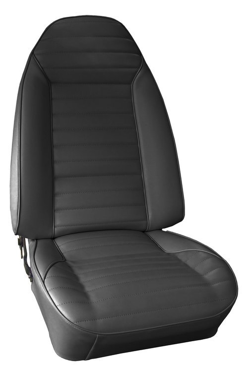 AA71GFS0010100G 71 FIREBIRD/TRANS AM FRONT BUCKETS STANDARD - BLACK