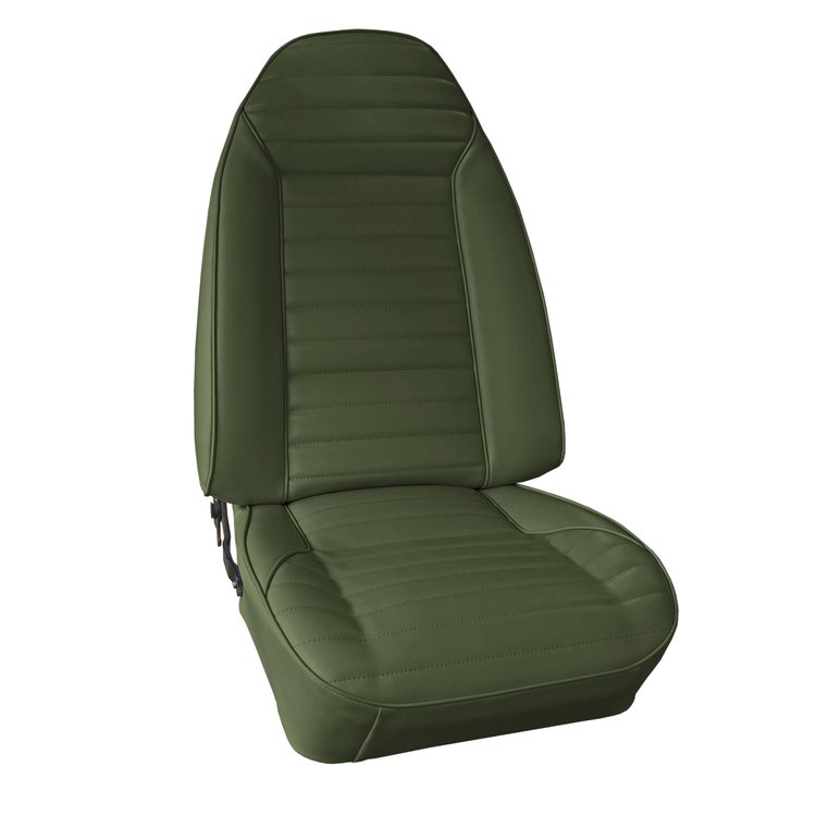 AA72GFS0010465G 72 FIREBIRD/TRANS AM FRONT BUCKETS STANDARD - GREEN