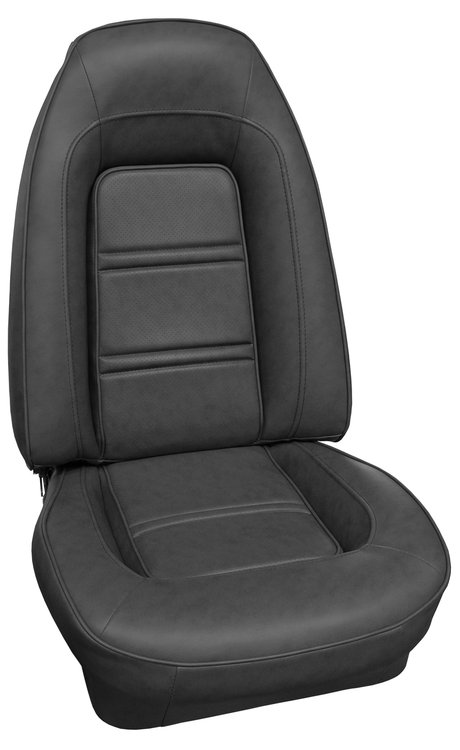 AA73GFD0010100G 73/75 FIREBIRD/TRANS AM FRONT BUCKETS DELUXE - BLACK