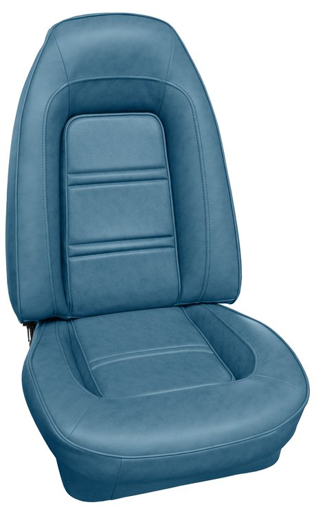 AA73GFD0010321G 74 FIREBIRD/TRANS AM FRONT BUCKETS DELUXE - BLUE