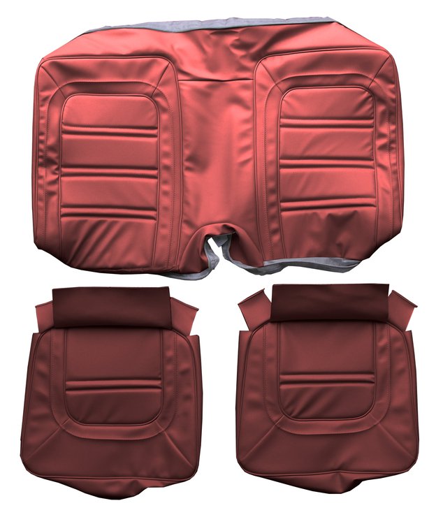 AA73GFD0040535G 73 & 75 FIREBIRD/TRANS AM HTP REAR DELUXE - RED