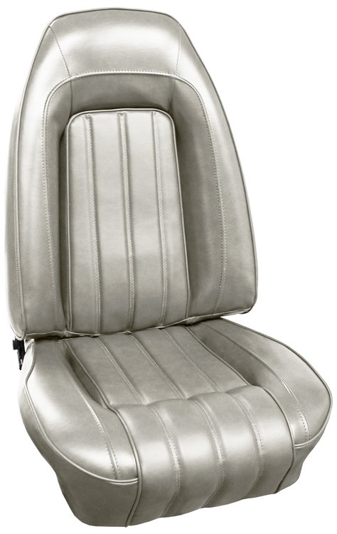 AA76GFD0010209G 76 FIREBIRD/TRANS AM FRONT BUCKETS DELUXE - WHITE