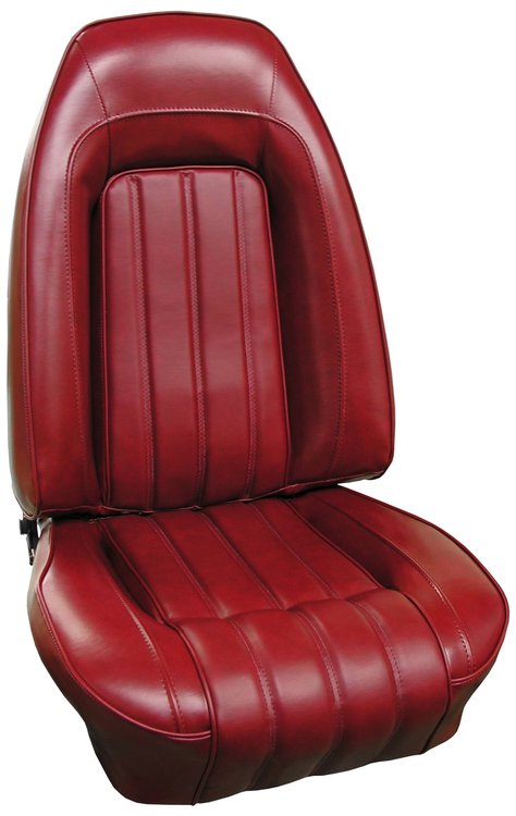 AA76GFD0010528G 76 FIREBIRD/TRANS AM FRONT BUCKETS DELUXE - FIRETHORN