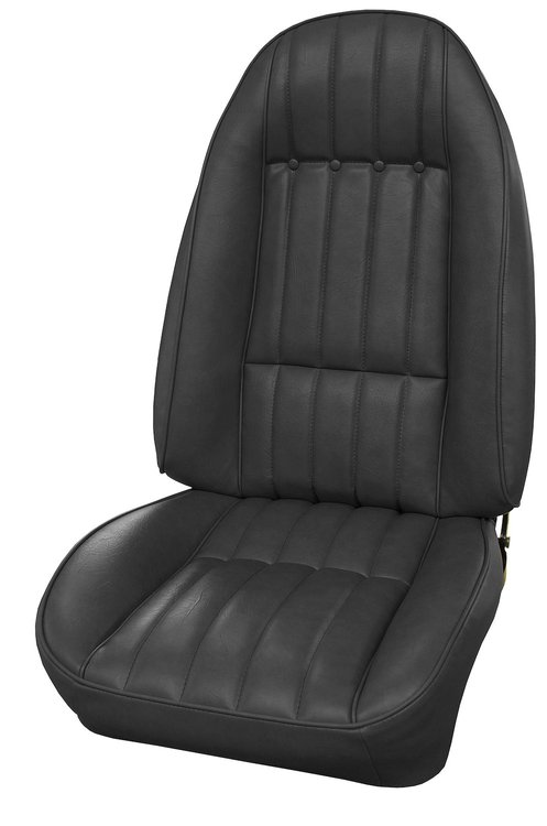AA76GFS0010100G 76 FIREBIRD/TRANS AM FRONT BUCKETS STANDARD - BLACK