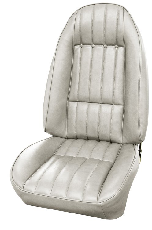 AA76GFS0010209G 76 FIREBIRD/TRANS AM FRONT BUCKETS STANDARD - WHITE