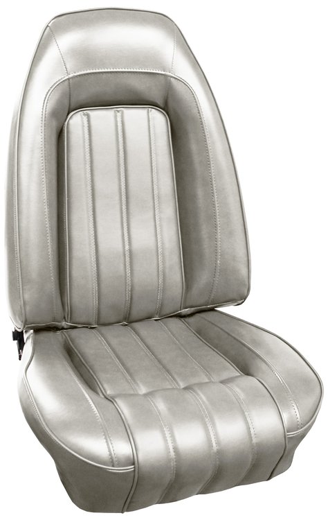 AA77GFD0010209G 77 FIREBIRD/TRANS AM FRONT BUCKETS DELUXE - WHITE