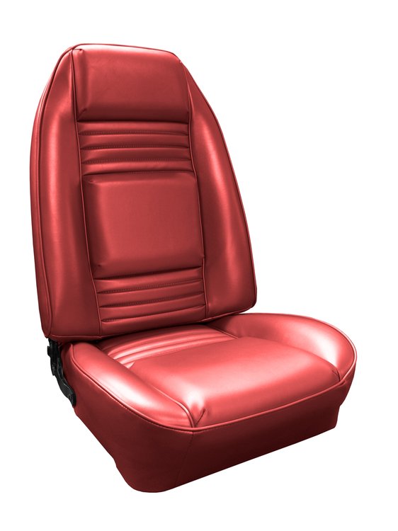 AA78GFD0010514G 81 FIREBIRD/TRANS AM FRONT BUCKETS DELUXE - RED