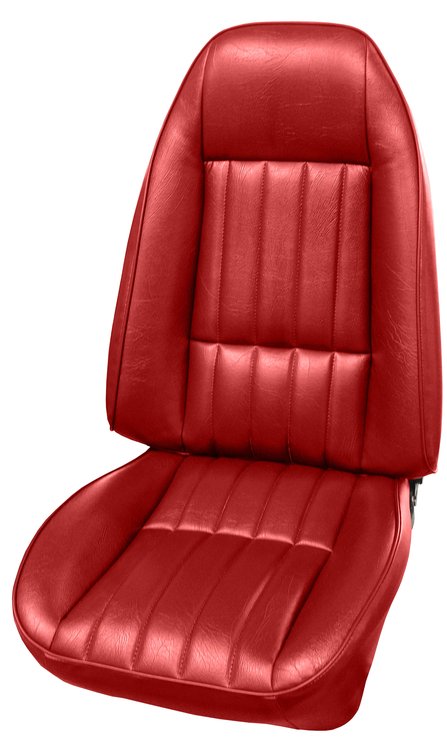 AA80GFS0010514G 81 FIREBIRD/TRANS AM FRONT BUCKETS STANDARD - RED
