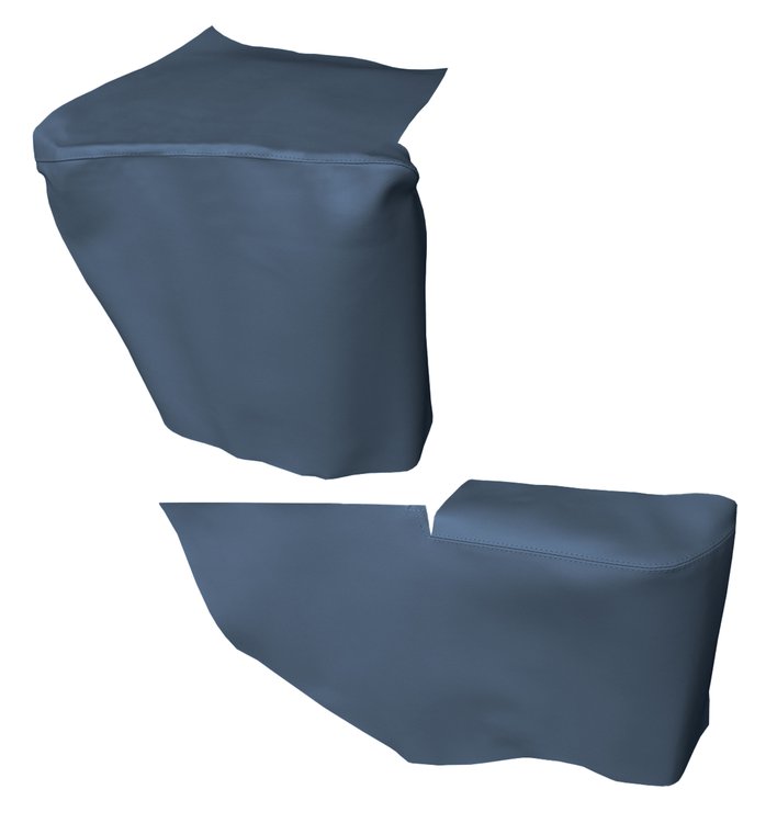 AW67GCF0056343G 67 GM F-BODY CONVERTIBLE WELL/ ARMREST COVERS - BLUE