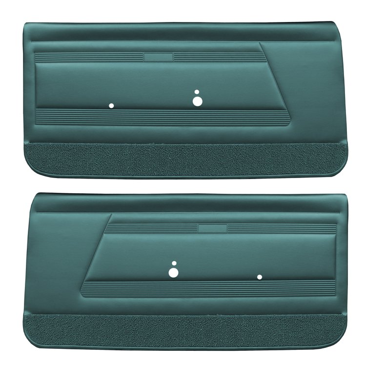 DO68GFS0010429G 68 FIREBIRD HTP/CNV FRONT DOOR PANELS STANDARD - MET TURQ