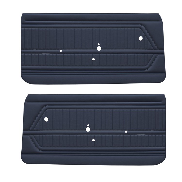 DO69GFS0010369G 69 FIREBIRD/TRANS AM FRT DOOR PANELS STANDARD - DK MT BLUE