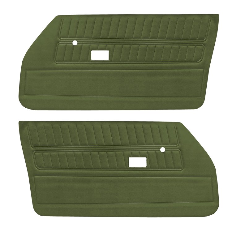 DO70GFS0010415G 71 FIREBIRD/TRANS AM FRT DOOR PANELS STANDARD - JADE GREEN