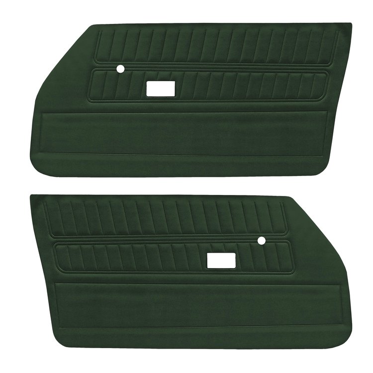 DO70GFS0010460G 70 FIREBIRD/TRANS AM FRT DOOR PANELS STANDARD - DK MT GREEN