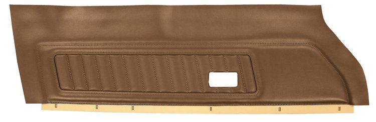 DO72GFD0010690G 72 FIREBIRD/TRANS AM FRONT DOOR PANELS DELUXE - SADDLE