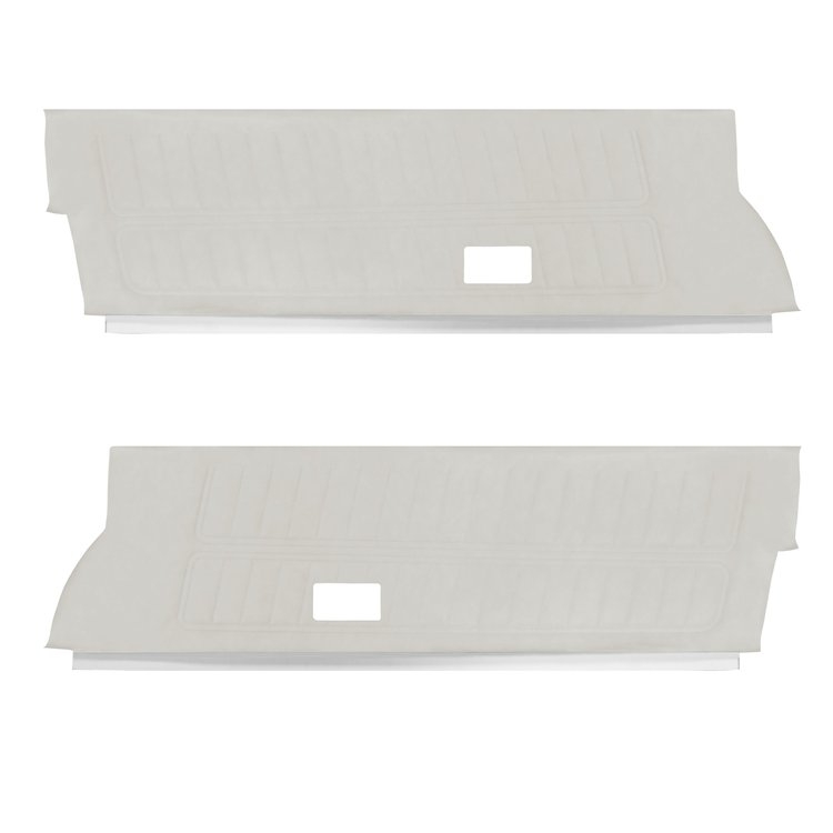 DO72GFS0010209G 75/76 FIREBIRD/TRANS AM FRONT DOOR PANELS STANDARD - WHITE