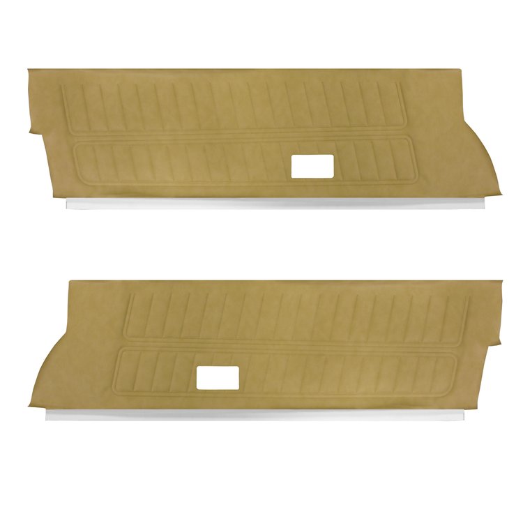 DO72GFS0010687G 74 FIREBIRD/TRANS AM FRONT DOOR PANELS STANDARD - SADDLE