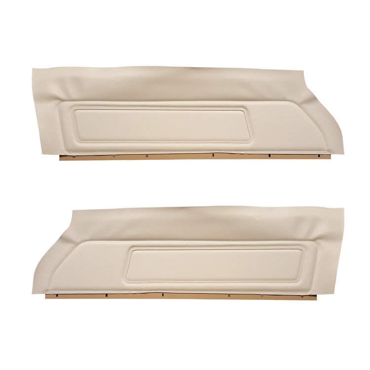 DO77GFD0010209G 77 FIREBIRD/TRANS AM FRONT DOOR PANELS DELUXE - WHITE