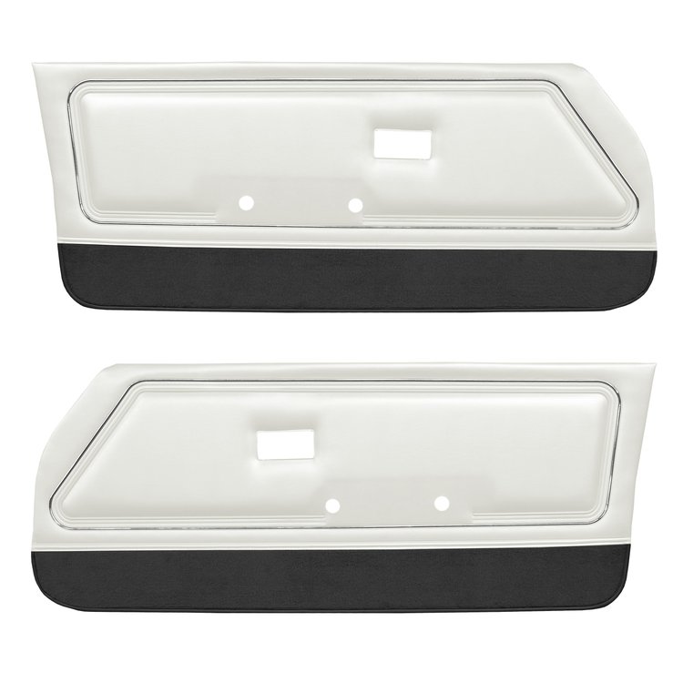 DO78GFD0010209G 78 FIREBIRD/TRANS AM FRONT DOOR PANELS DELUXE - WHITE