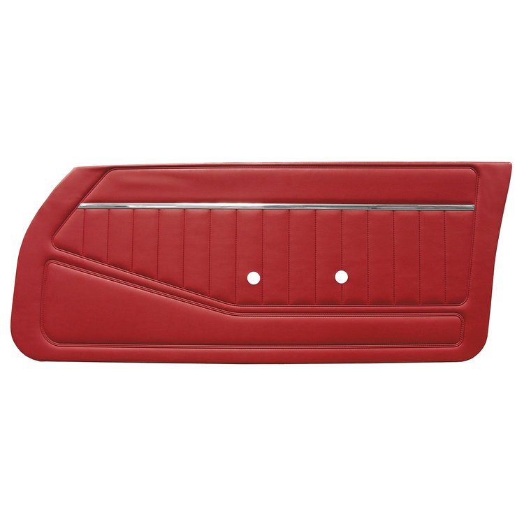 DO78GFS0010514G 81 FIREBIRD/TRANS AM FRONT DOOR PANELS STANDARD - RED