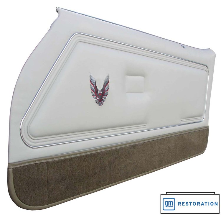 DO80GFD0010200G-PA 80 TURBO TRANS AM PACE CAR PRE-ASMBLD DOOR PANELS- OYSTER