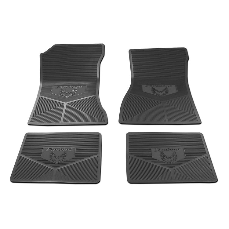 FMFB0003003001 75/81 FIREBIRD VINYL FLOORMATS BLACK