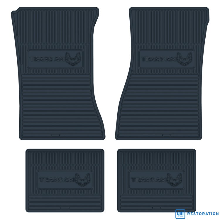 FMTA0002003007 73/74 TRANS-AM VINYL FLOORMATS DARK BLUE