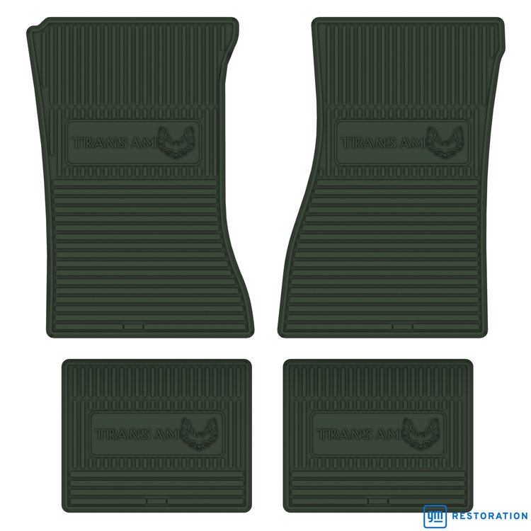 FMTA0002003057 73/74 TRANS-AM VINYL FLOORMATS DARK GREEN