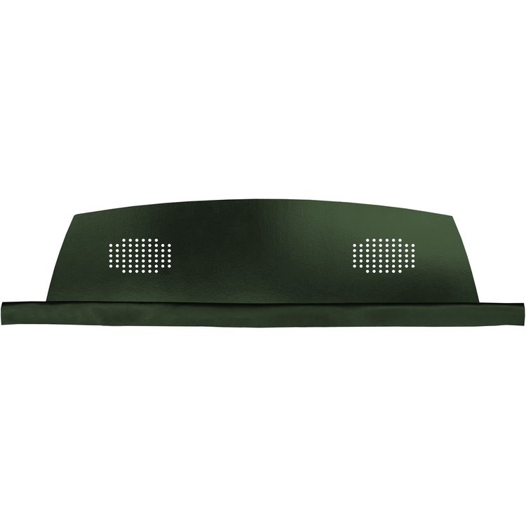 PT67GF469G 69 FIREBIRD PACKAGE TRAY W/ SPEAKER CUTS/MESH - DARK GREEN