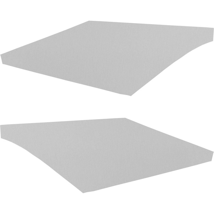 SB68GF02R 68 FIREBIRD STD SAIL PANELS - WHITE RIBBED