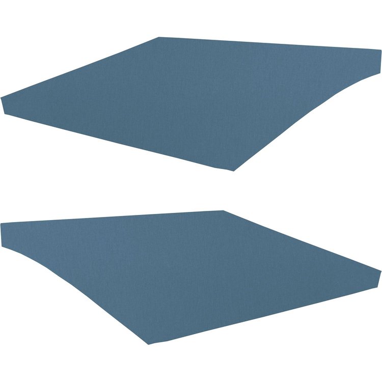 SB68GF11R 68 FIREBIRD STD SAIL PANELS - MEDIUM BLUE RIBBED