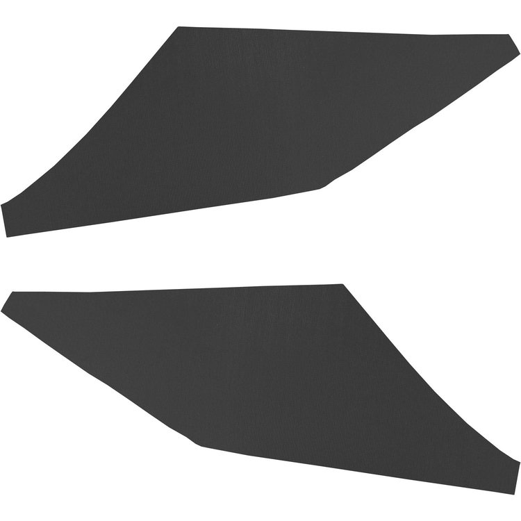SB69GF01R 69 FIREBIRD DLX/STD SAIL PANELS - BLACK RIBBED