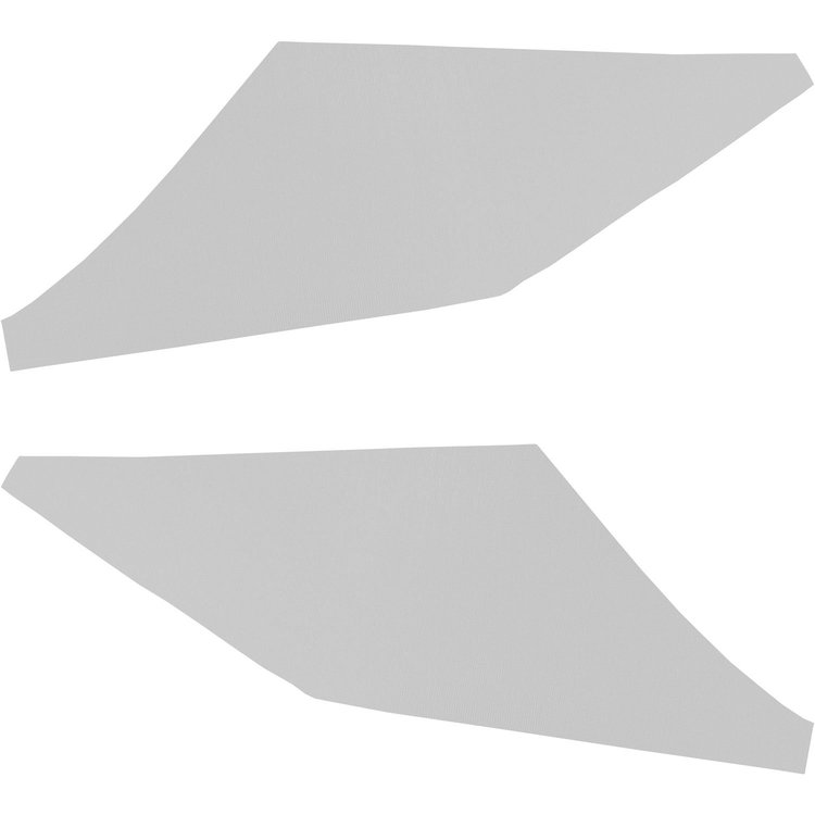 SB69GF02R 69 FIREBIRD DLX/STD SAIL PANELS - WHITE RIBBED