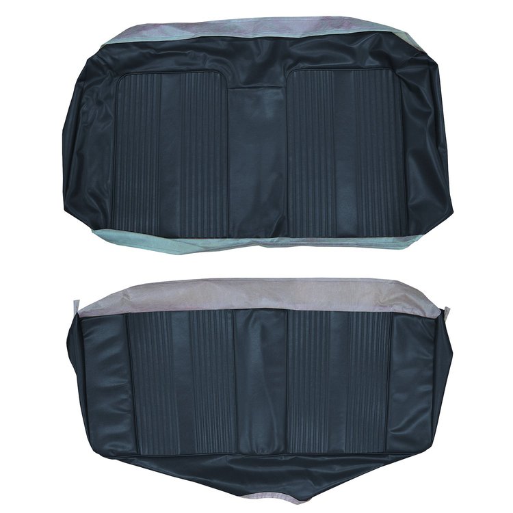 AA64GG00050334G 64 GTO/LEMANS CONVERTIBLE REAR BENCH - DARK METALLIC BLUE