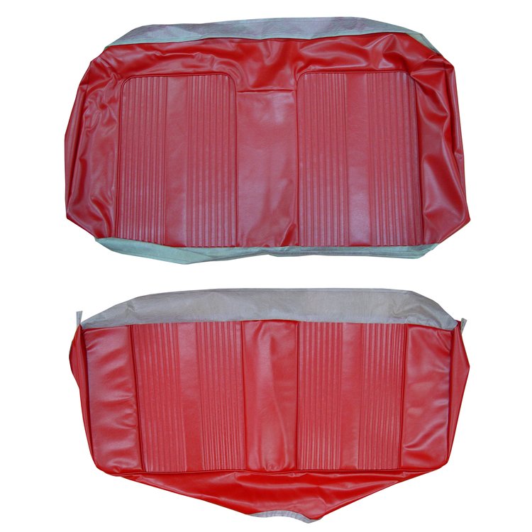 AA64GG00050508G 64 GTO/LEMANS CONVERTIBLE REAR BENCH - DARK RED