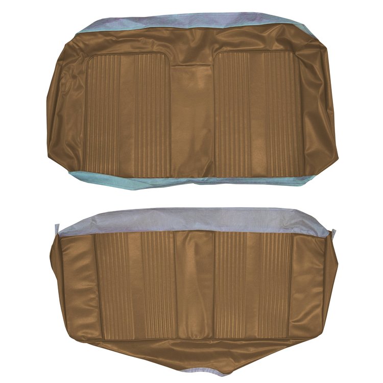 AA64GG00050625G 64 GTO/LEMANS CONVERTIBLE REAR BENCH - SADDLE