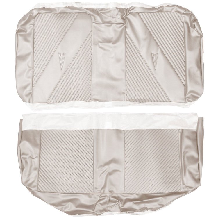 AA65GG00040239G 65 GTO/LEMANS HARDTOP REAR BENCH - METALLIC PARCHMENT