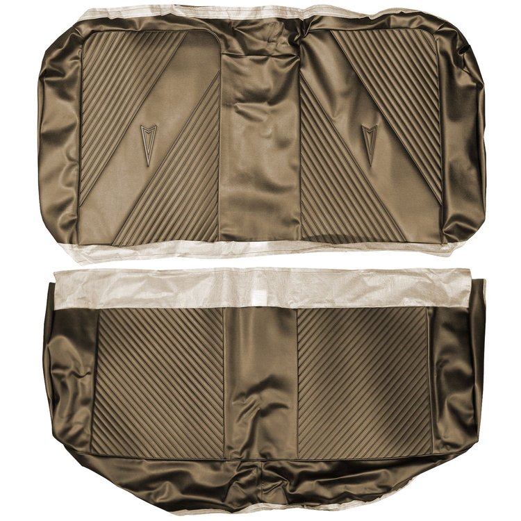 AA65GG00040642G 65 GTO/LEMANS HARDTOP REAR BENCH - GOLD