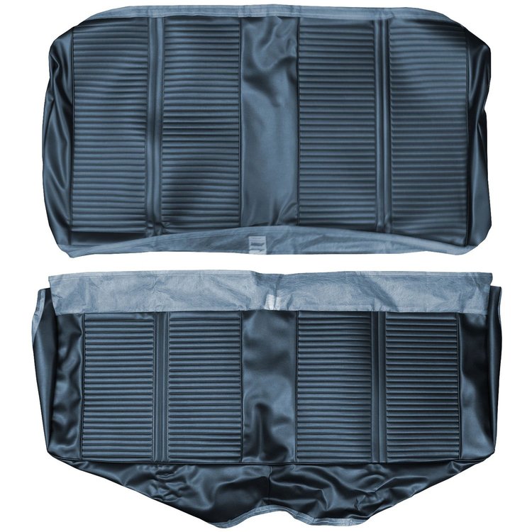 AA66GG00040343G 66 GTO/LEMANS HARDTOP REAR BENCH - DARK METALLIC BLUE
