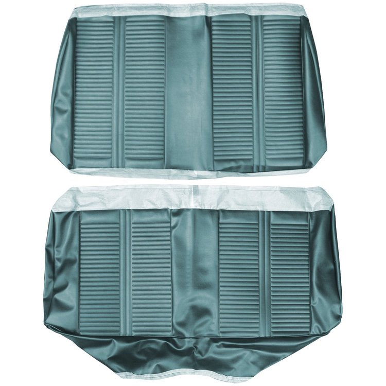 AA66GG00050421G 66 GTO/LEMANS CONVERTIBLE REAR BENCH - DARK METALLIC AQUA